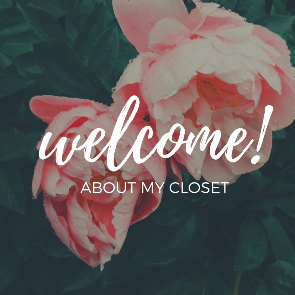 Welcome to my closet!